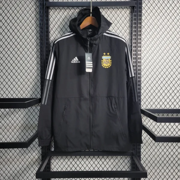 2023/2024 Argentina Windbreaker Black Football Shirt