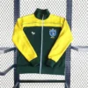 1982 Retro Brazilian Jacket Trench Jersey Football Shirt