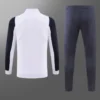 2023/2024 Real Madrid Long Zipped Jacket White Football Shirt