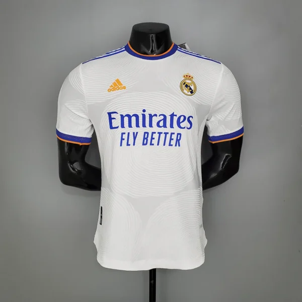 2021/2022 Player Version Real Madrid Home Football Shirt