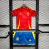 2024/2025 Spain Home Football Shirt Kids Size