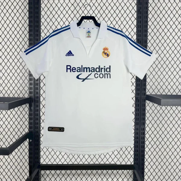 2001/2002 Retro Real Madrid Home Football Shirt