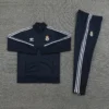 2024/2025 Real Madrid Long Zipped Jacket Training Suit Royal Blue Football Shirt