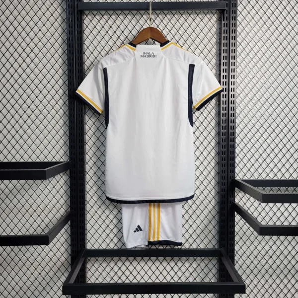 2023/2024 Real Madrid Home Shirt Kids Size +HP