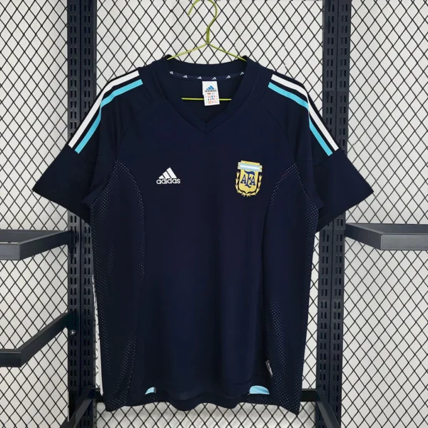 2002 Retro Argentina Away Football Shirt