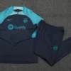 2023/2024 Barcelona Half-Pull Training Suit Royal blue Football Shirt