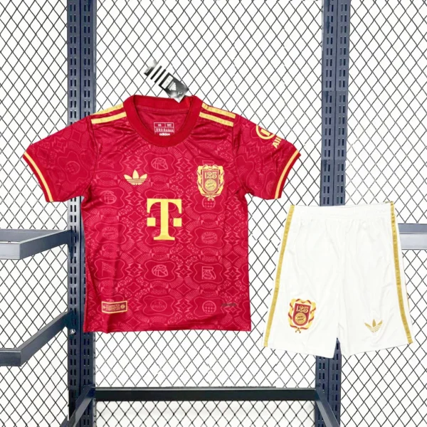 2025/2026 Bayern Munich 125th Anniversary Football Jersey Kids Size