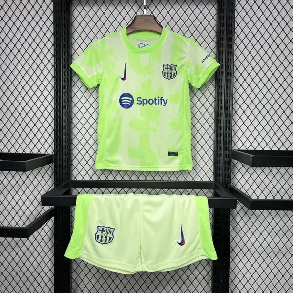 2024/2025 Barcelona Third Away Football Shirt Kids Size