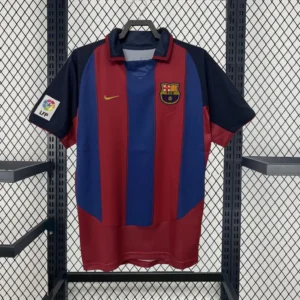2003/2004 Retro Barcelona Home Football Shirt