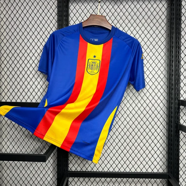 2024/2025 Spain Euro Pre-match training uniform Jersey