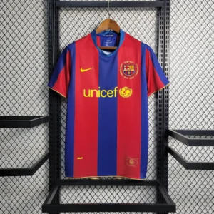 2007/2008 Retro Barcelona Home Football Shirt