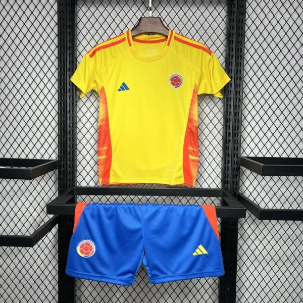 2024 Colombia Home Football Shirt Kids Size