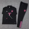 2023/2024 Bayern Munchen Half-Pull Training Suit Black Football Shirt