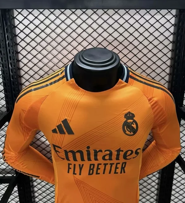 2024/2025 Long Sleeve Real Madrid Away Football Shirt