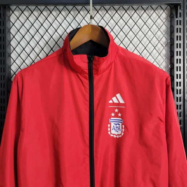 2023/2024 Argentina Reversible Windbreaker Red-Black Football Shirt