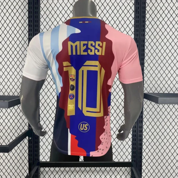 2025/2026 Player Edition Inter Miami Argentina Barcelona Paris Messi Commemorative Edition Football Shirt