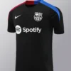 2024/2025 Barcelona Training Wear Black Football Shirt Suit