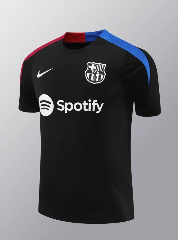 2024/2025 Barcelona Training Wear Black Football Shirt Suit