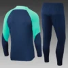 2023/2024 Barcelona Half-Pull Training Suit Royal Blue Football Shirt