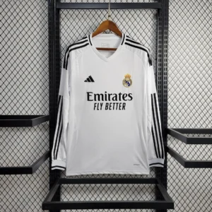 2024/2025 Long Sleeve Real Madrid Home Shirt