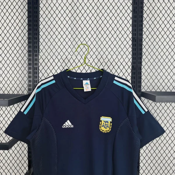 2002 Retro Argentina Away Football Shirt