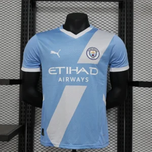 2025/2026 Player Version Manchester City Home Football Shirt