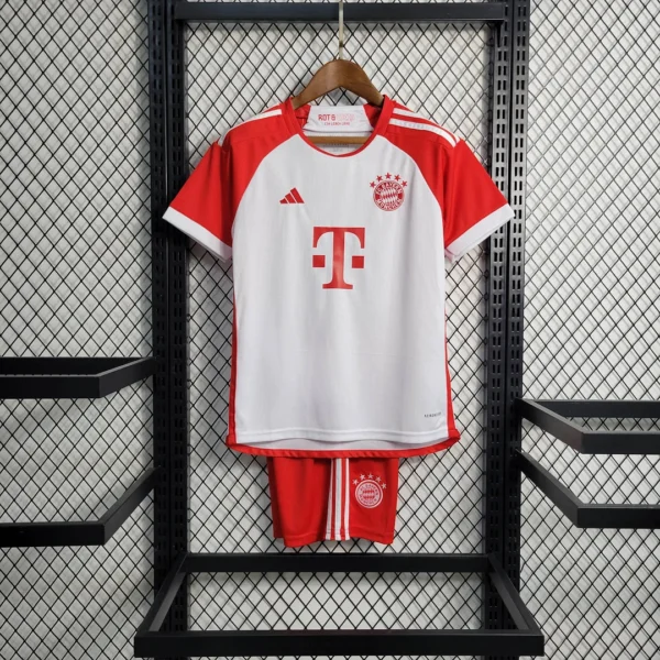 2023/2024 Bayern Munchen Home Football Shirt Kids Size