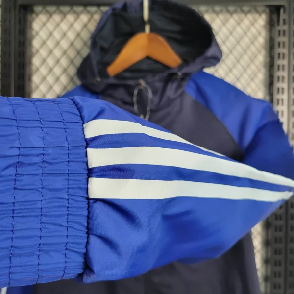 2023/2024 Real Madrid Windbreaker Blue Football Shirt