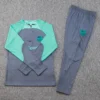 2023/2024 Barcelona Half-Pull Training Suit Grey Football Shirt