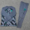 2023/2024 Barcelona Half-Pull Training Suit Grey Football Shirt