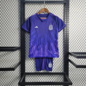 2022/2023 Argentina Away Football Shirt Kids Size