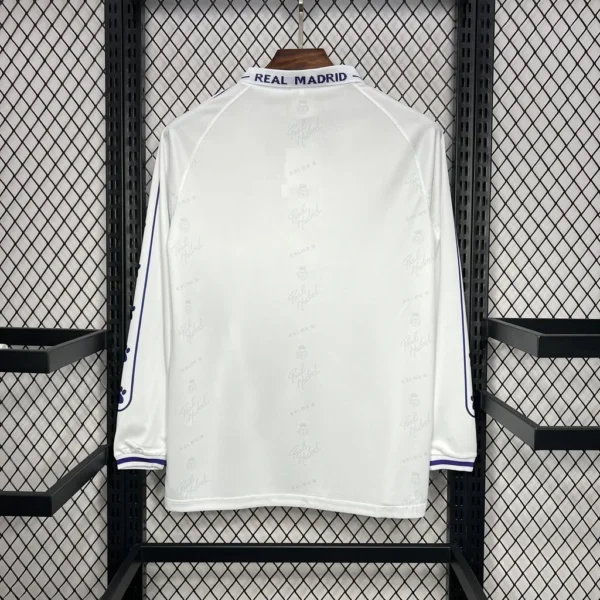 1994/1996 Retro Long Sleeve Real Madrid Home Football Shirt