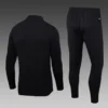 2023/2024 Bayern Munchen Half-Pull Training Suit Black Football Shirt