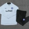 2023/2024 Inter Milan Half-Pull Training Suit Light Blue Football Shirt
