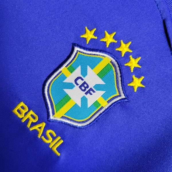 2022 Brazil Away Football Shirt Kids Size