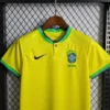 2022 Brazil Home Football Shirt Kids Size