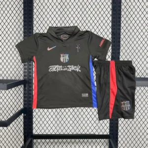 2025/2026 Barcelona Collaboration Soccer Jersey Kids Size