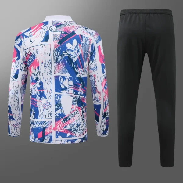 2024 Japan Half-Pull Training Suit White Football Shirt