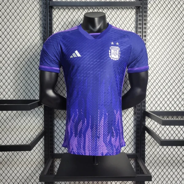 2022/2023 Player Version Argentina Away Football Shirt