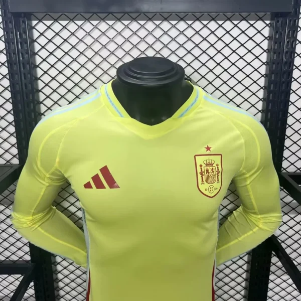 2024/2025 Player Edition Spain Euro Championship Away Long Sleeve Shirt