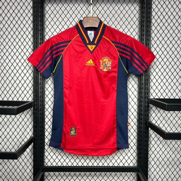 1998 Spain Home Retro Jersey
