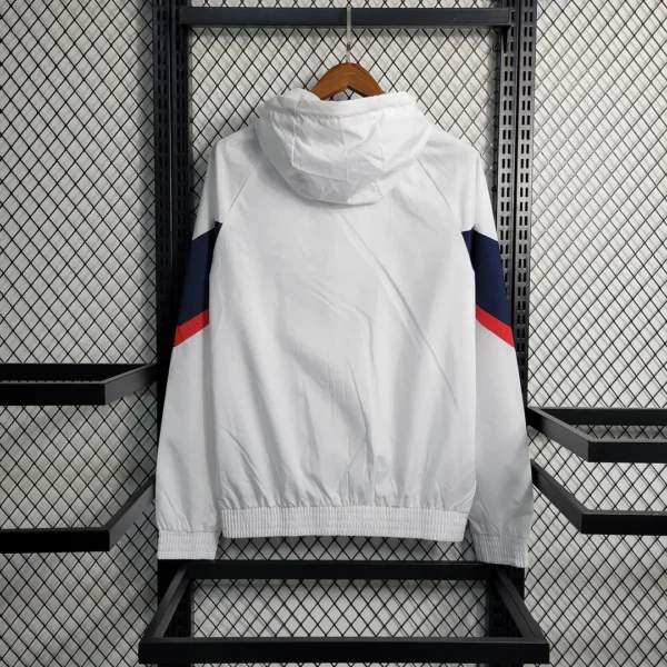 2023/2024 Paris Saint-Germain Windbreaker White Football Shirt