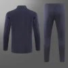 2023/2024 Real Madrid Long Zipped Jacket Cyan Football Shirt