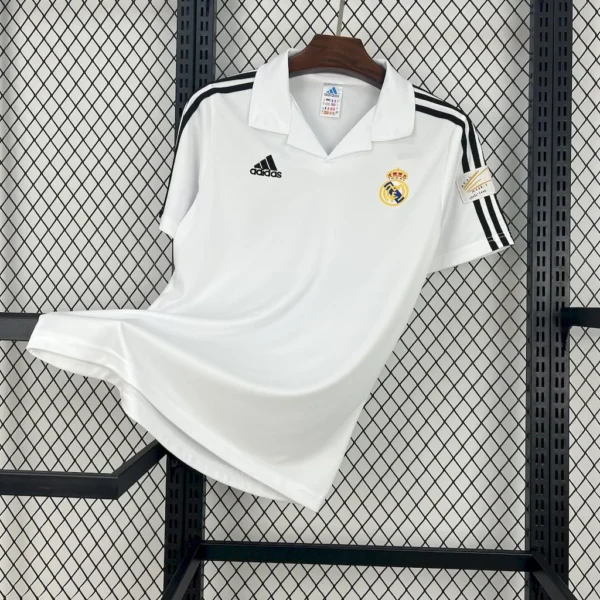2000/2001 Real Madrid Home UCL Retro Football Shirt