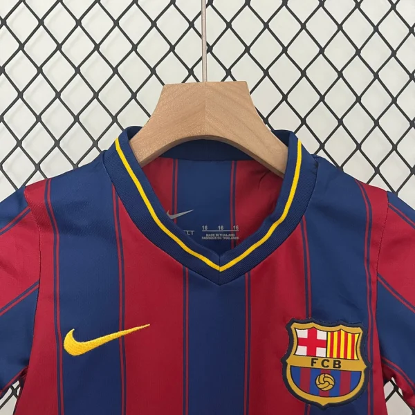 2009/2010 Retro Barcelona Home Football Shirt Kids Size