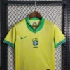 2024 Brazil Home Football Shirt Kids Size