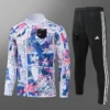 2024 Japan Half-Pull Training Suit White Football Shirt
