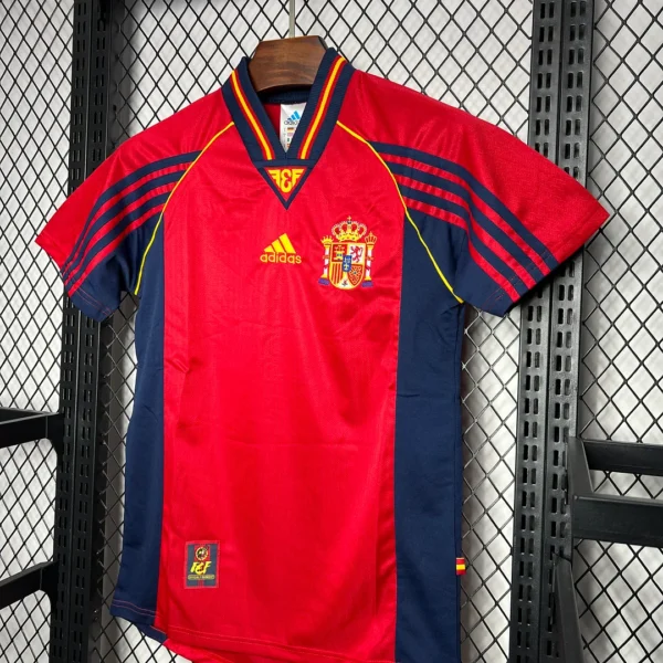 1998 Spain Home Retro Jersey