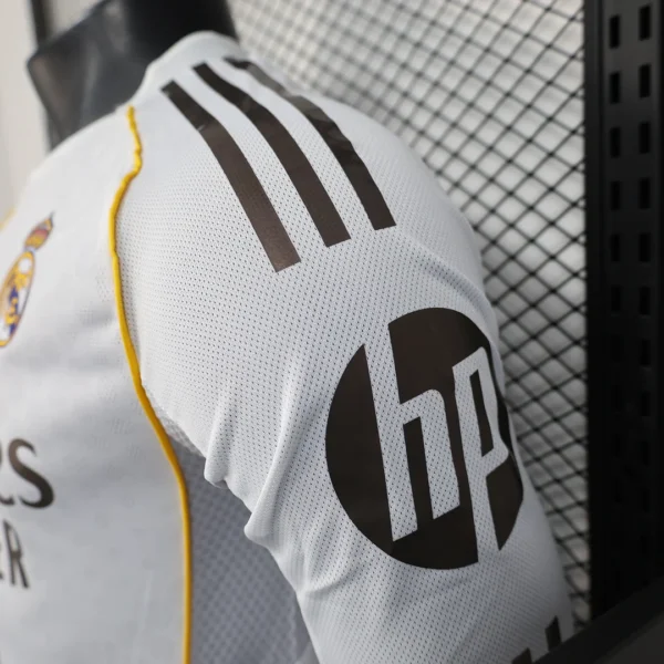 2025/2026 Long Sleeve Real Madrid Home Football Shirt