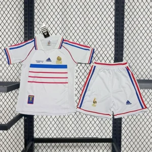 1998 Retro France Away Football Shirt Kids Size